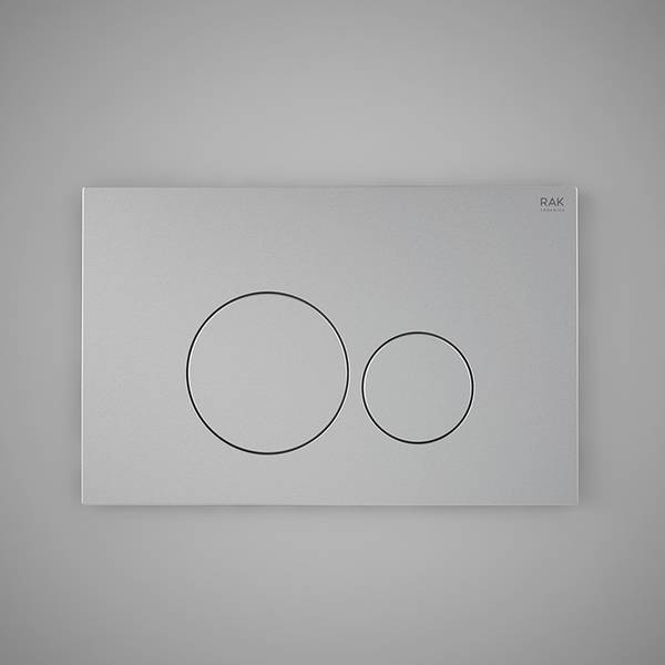 RAK Chrome Round Dual Flush Plate